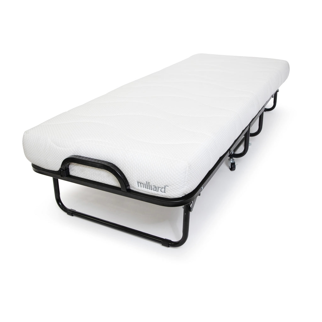 Cot Size Folding Bed with Memory Foam Mattress I9744