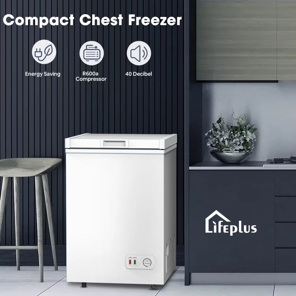 Chest Freezer 3.5 Cu.ft. Compact White D70400
