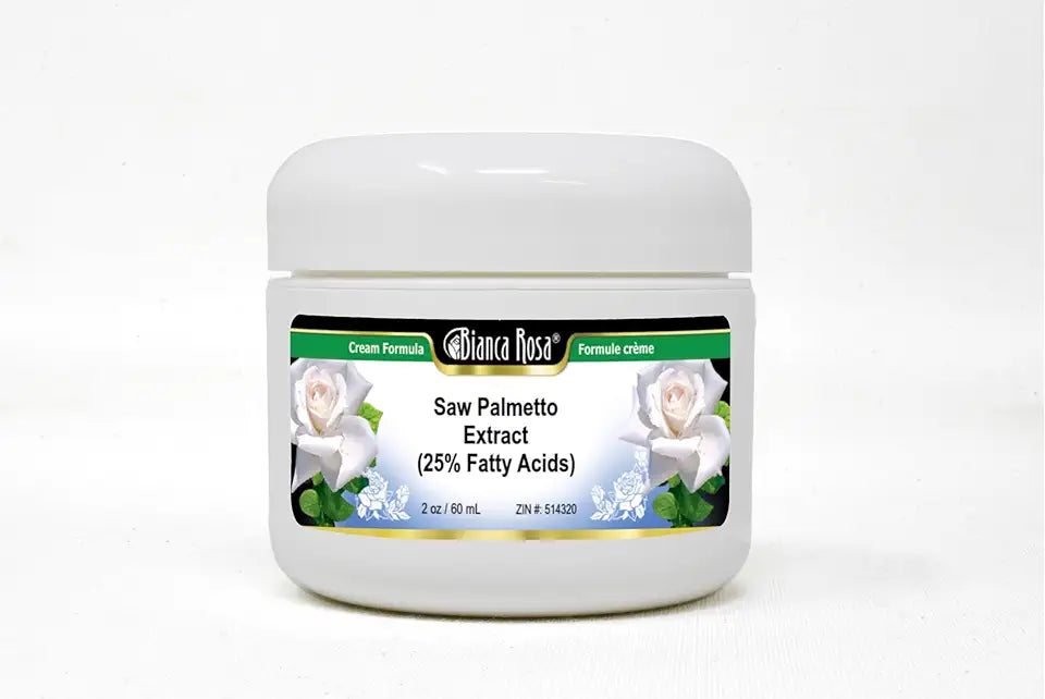 Saw Palmetto Extract 25% Fatty Acids Cream 2 oz 3 Pack O2366