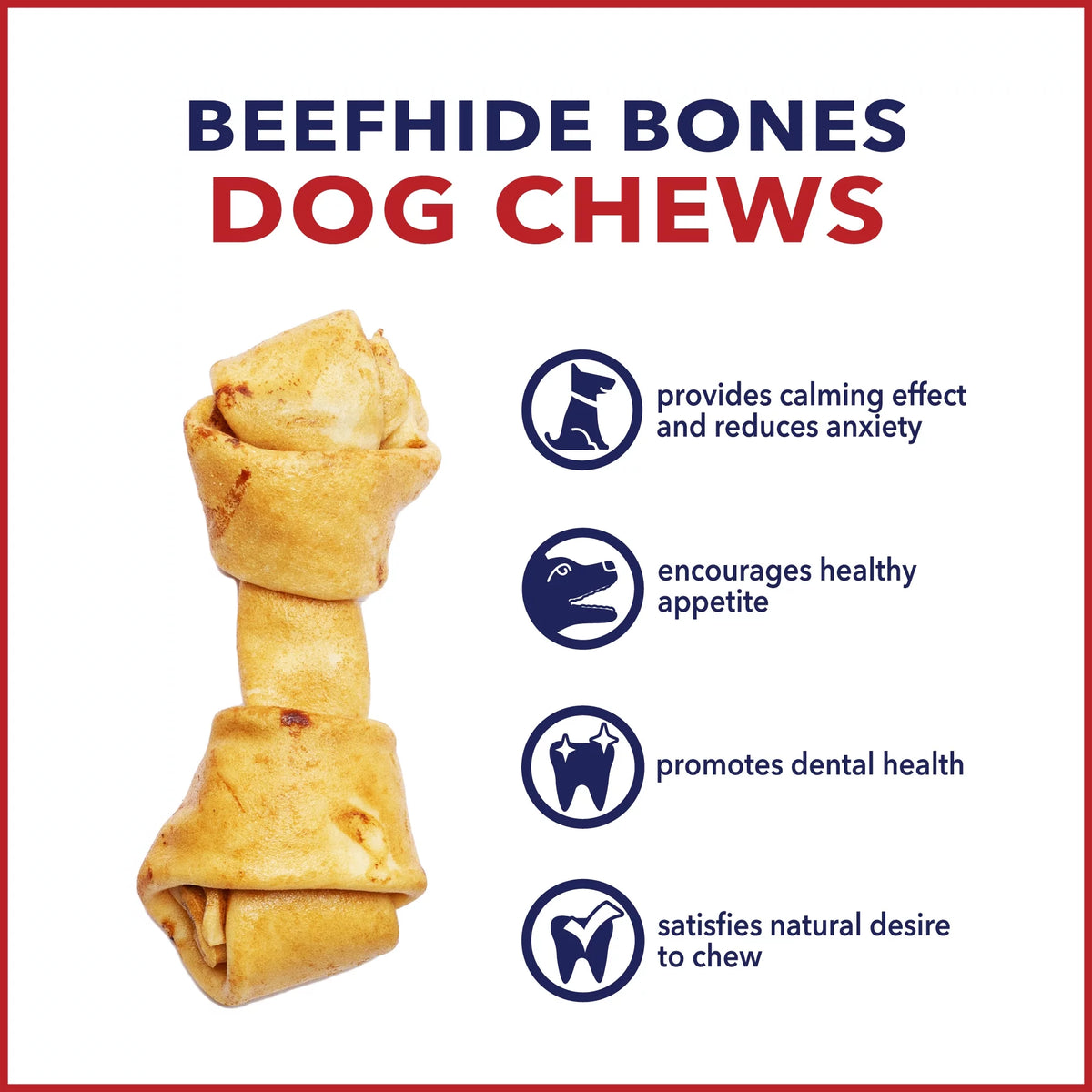 Beefhide Bones Chicken Flavored 6", 12 Count O985842