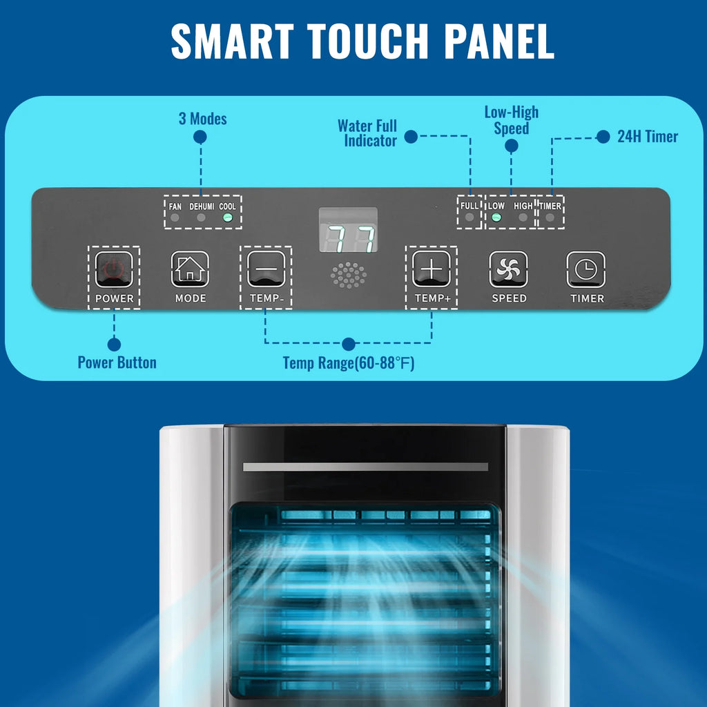 Compact 8000 BTU 3-in-1 Air Conditioner A2966
