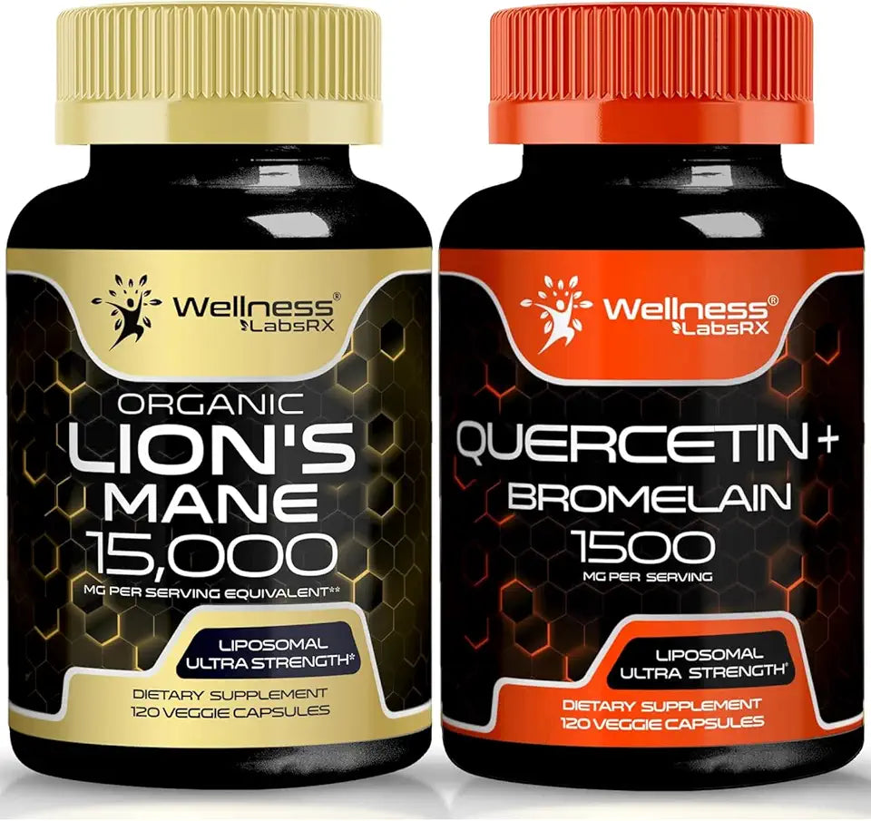 Quercetin with Bromelain Lions Mane Capsules Z72032