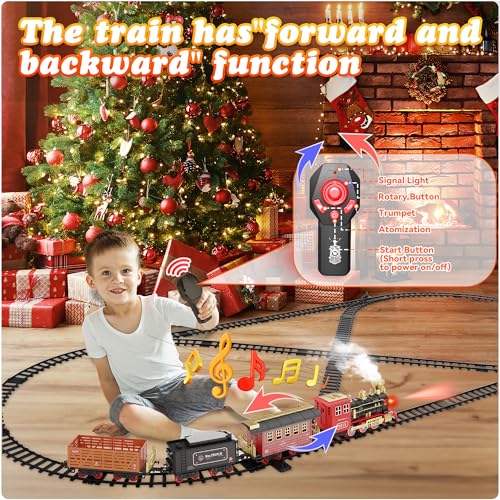 Train Set with Smoke Lights and Sound L495