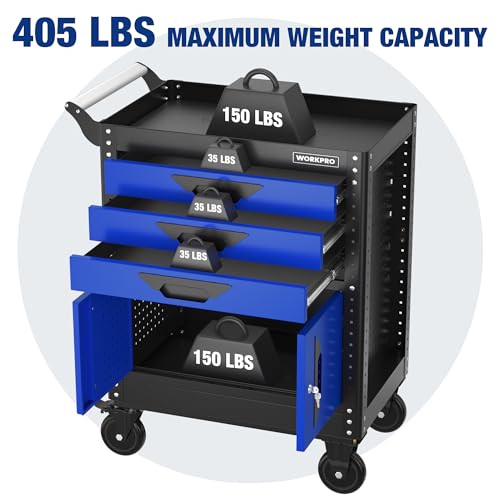 27.5 Inch 3-Drawer Rolling Steel Tool Chest with Wheels Q36382