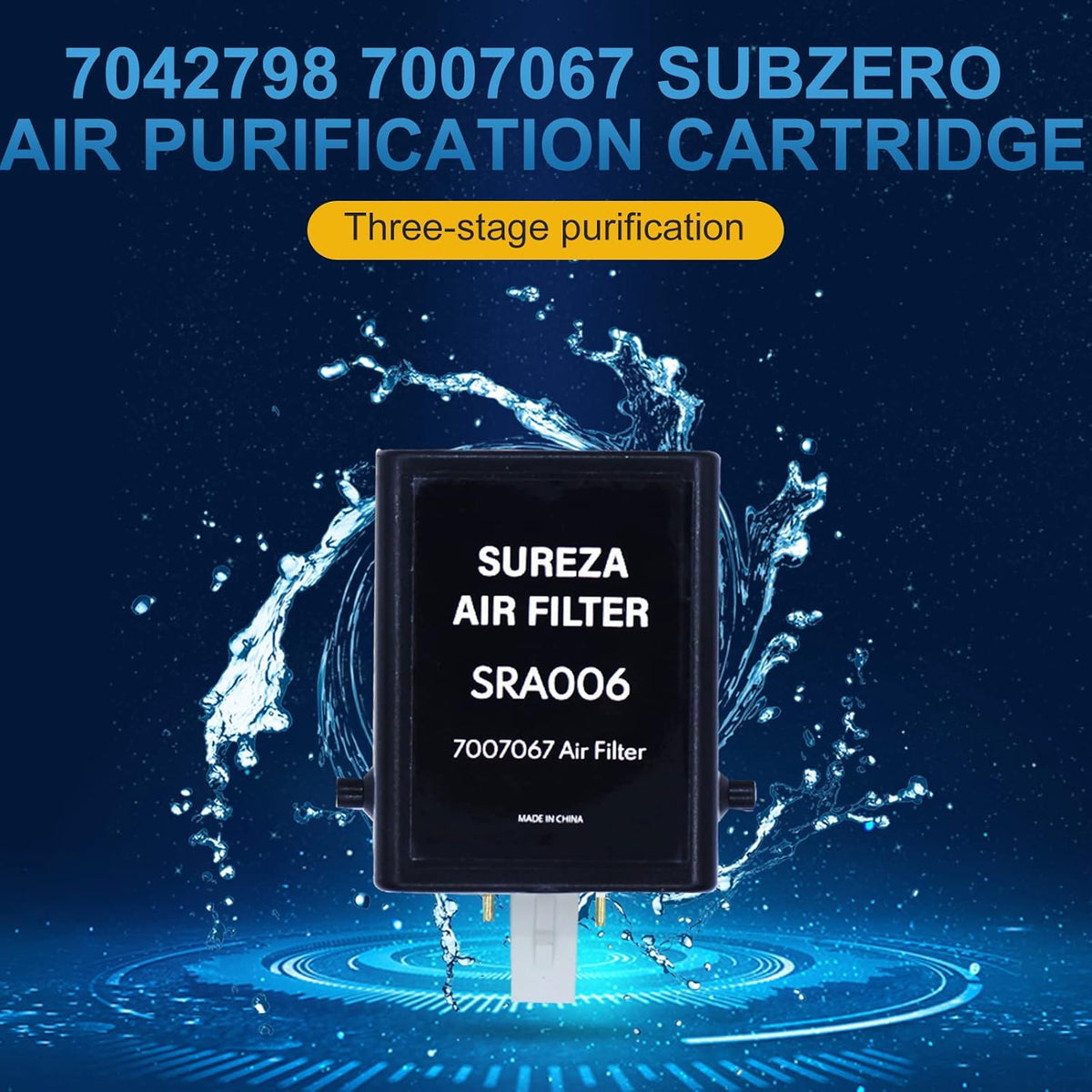 Air Purification Cartridge Replacement Refrigerator Filter Pack of 2 K356830