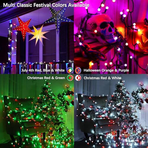 Color Changing Christmas String Lights with Remote G224