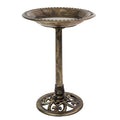 Brushed Bronze Birdbath P359