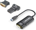 USB 3.0 to DVI/HDMI/VGA Video Adapter with Audio Port Pack of 2 I642701
