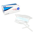 Blue Surgical Face Mask with Ties and Plastic Shield, Box of 50 F616