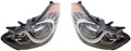 Hyundai Elantra Headlight Assembly 2011 2012 2013 Driver and Passenger Side Pair Set Halogen Sedan B7972
