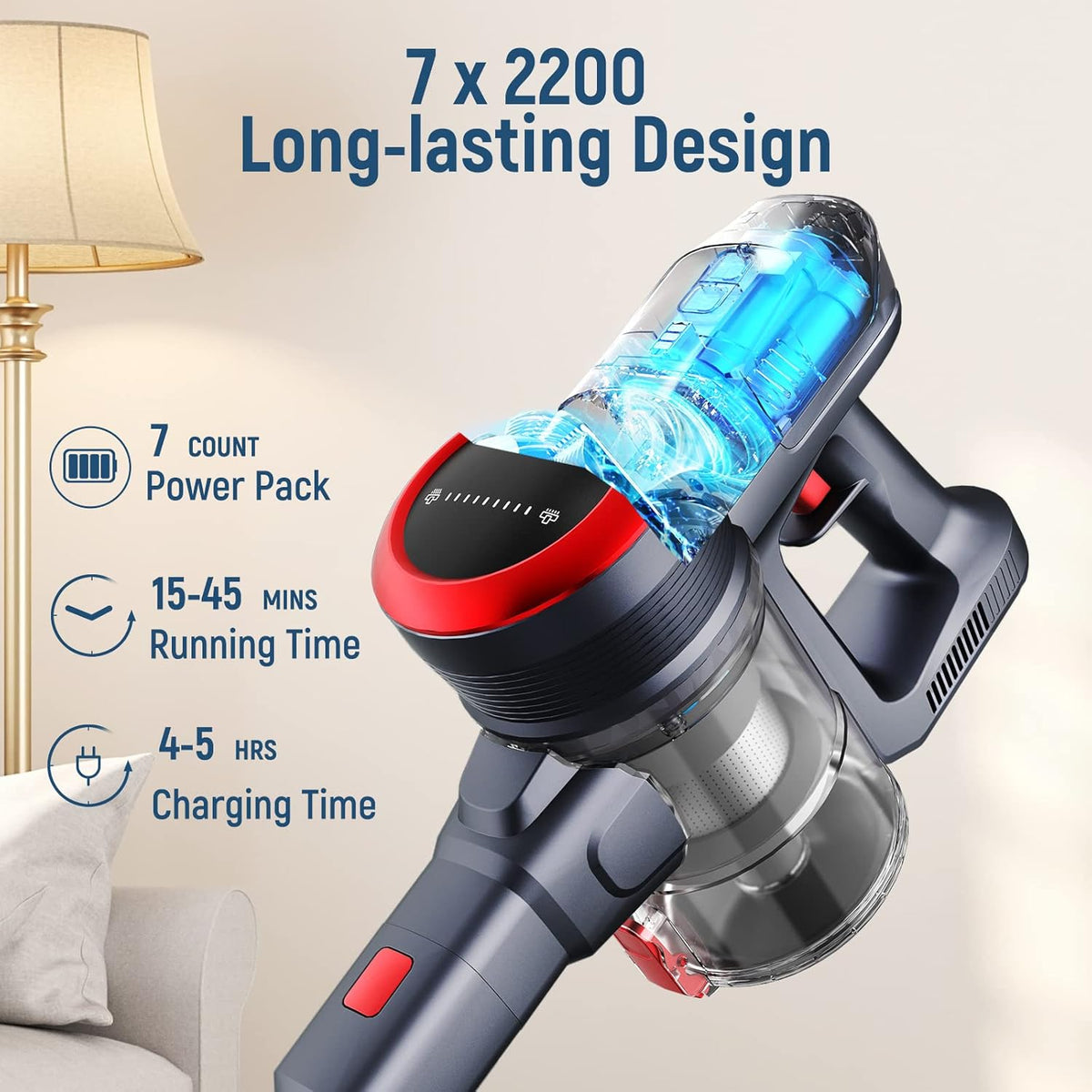 10-in-1 Cordless Stick Vacuum Cleaner P543125