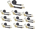 2” x 30’ Double Wire J Hook Ratchet Straps 4 Pack I62808