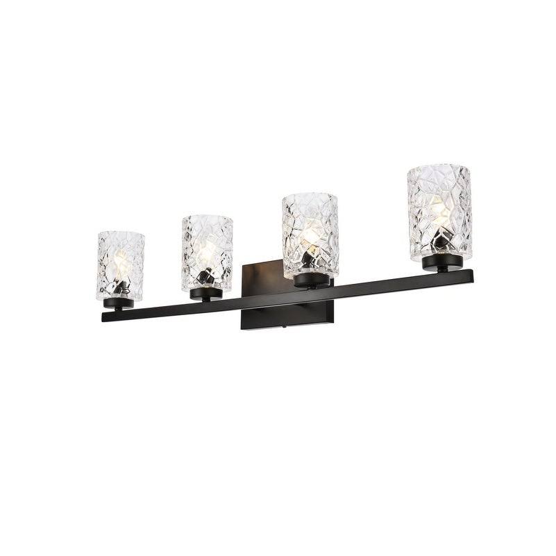 Black 4 Light Bath Sconce V137224