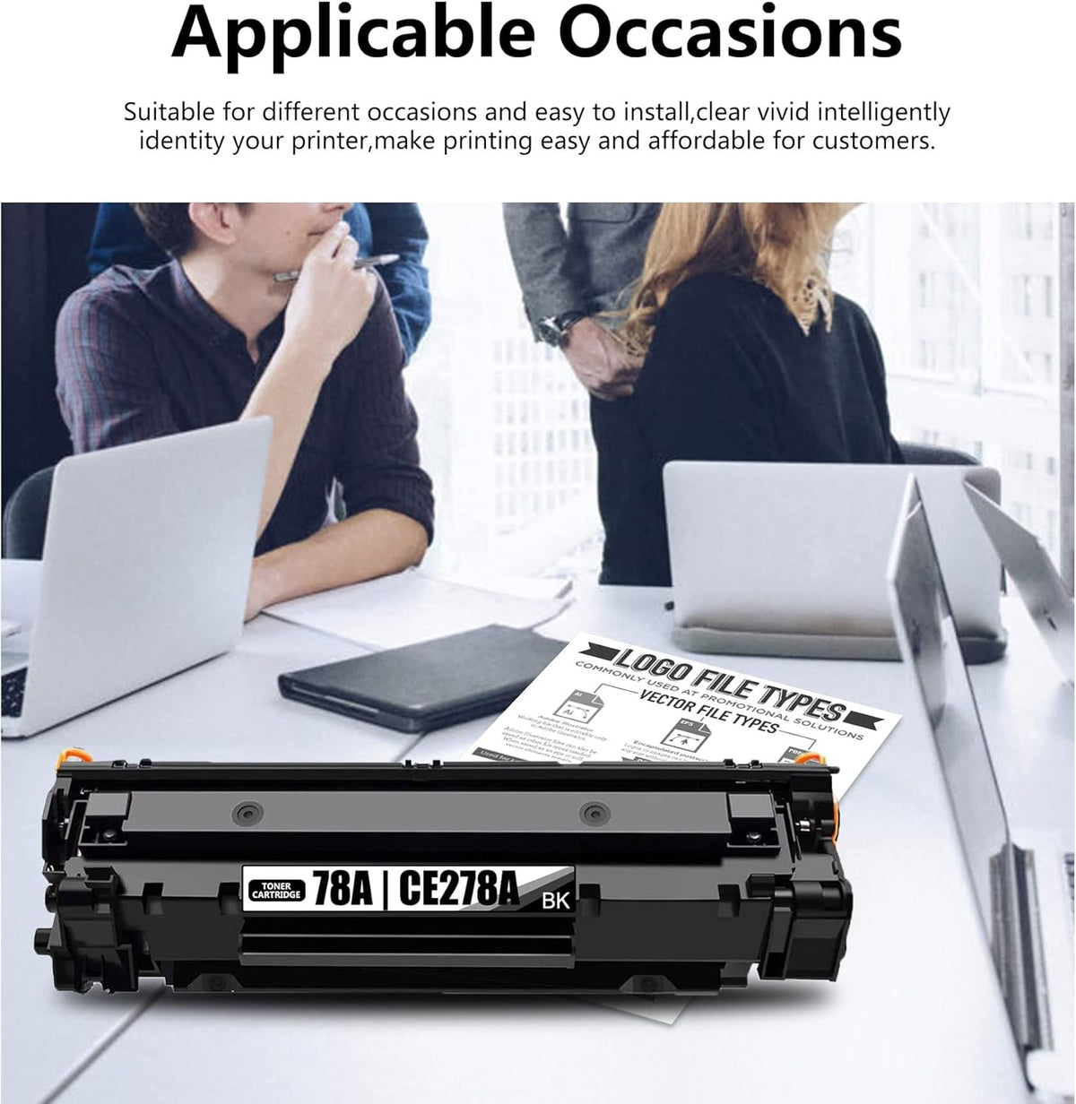 Compatible 3-Pack 78A Toner Cartridge Replacement L750505