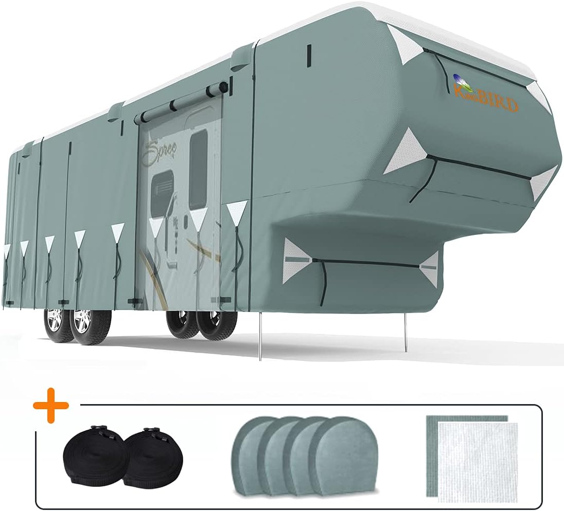 5 Layers RV Cover with Tire Covers F99716