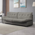 Lambs Wool Fabric 3-Seater Sofa Couch K90391