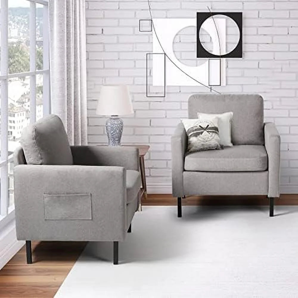 Living Room Chairs Set of 2 with Arms Q3861