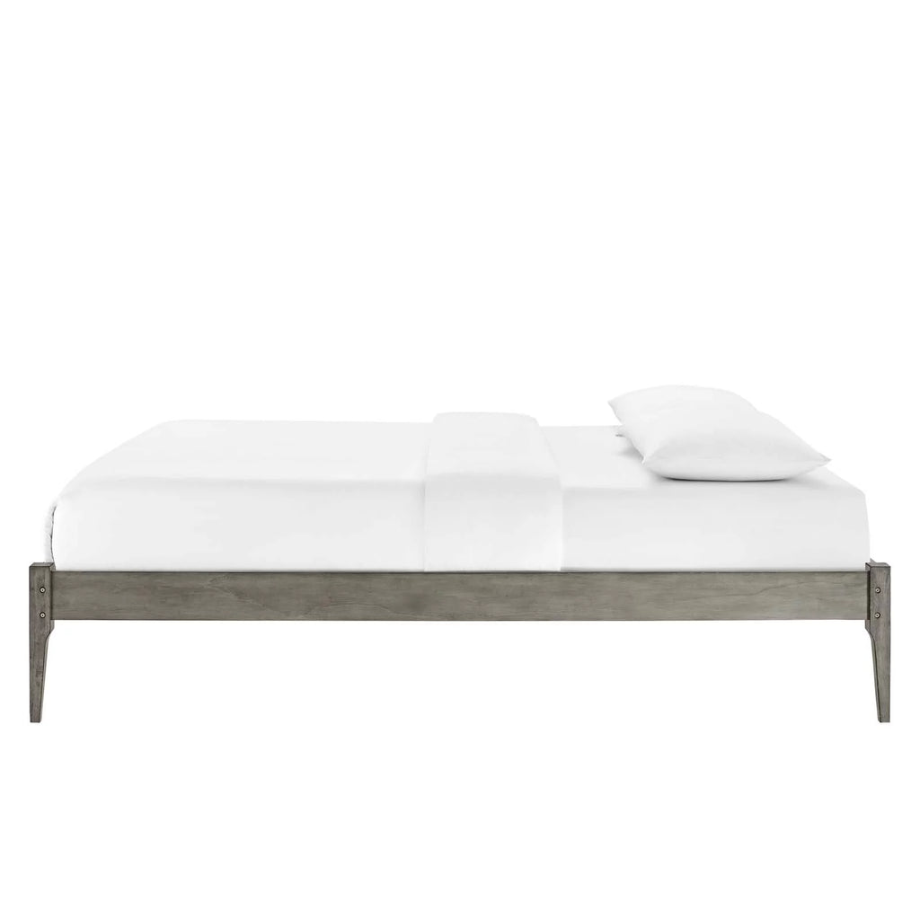 Twin Size Wood Platform Bed Frame P8566