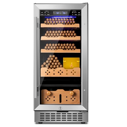 Electric Cigar Humidor with Compressor and Digital LED Screen M297266