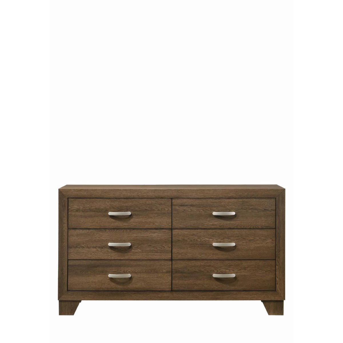 Oak 6-Drawer Composite Wood Dresser Y6323