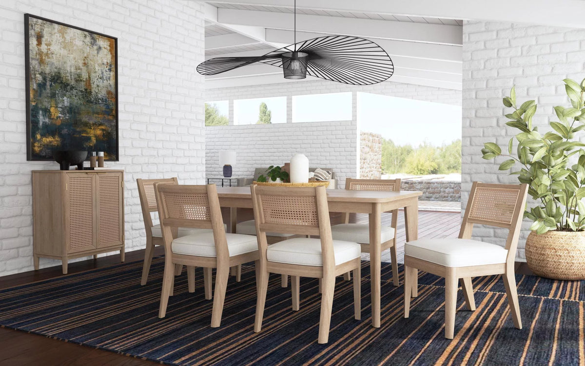 Brown Wood Dining Chair Y15374