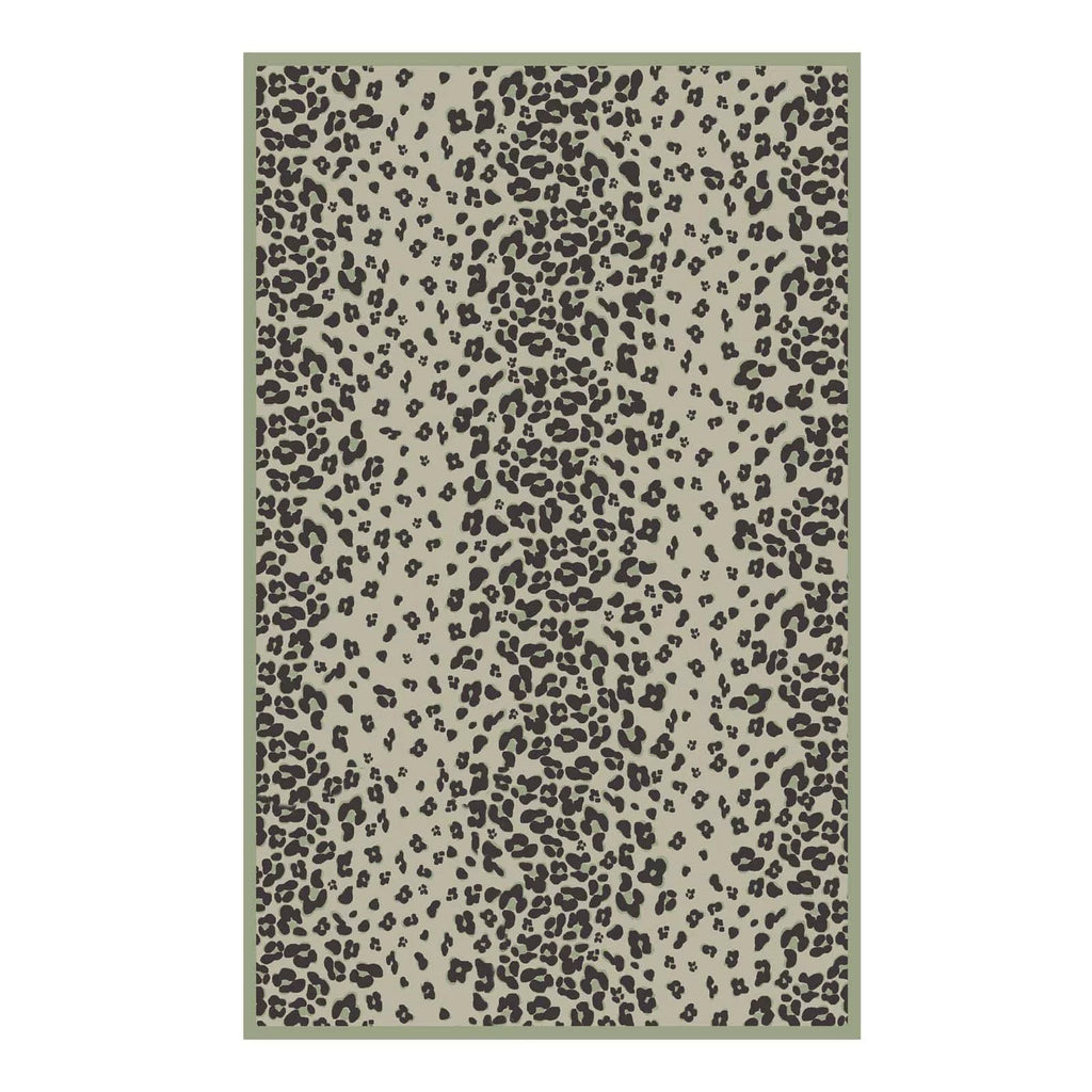 Grassland Green 8' x 10' Spotted Area Rug O48078