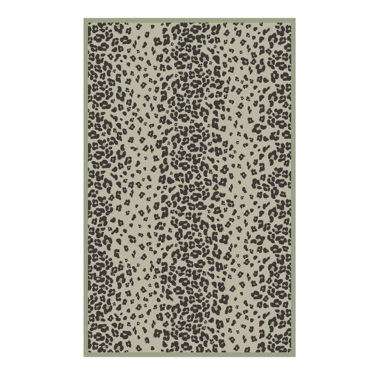 Grassland Green 8' x 10' Spotted Area Rug O48078