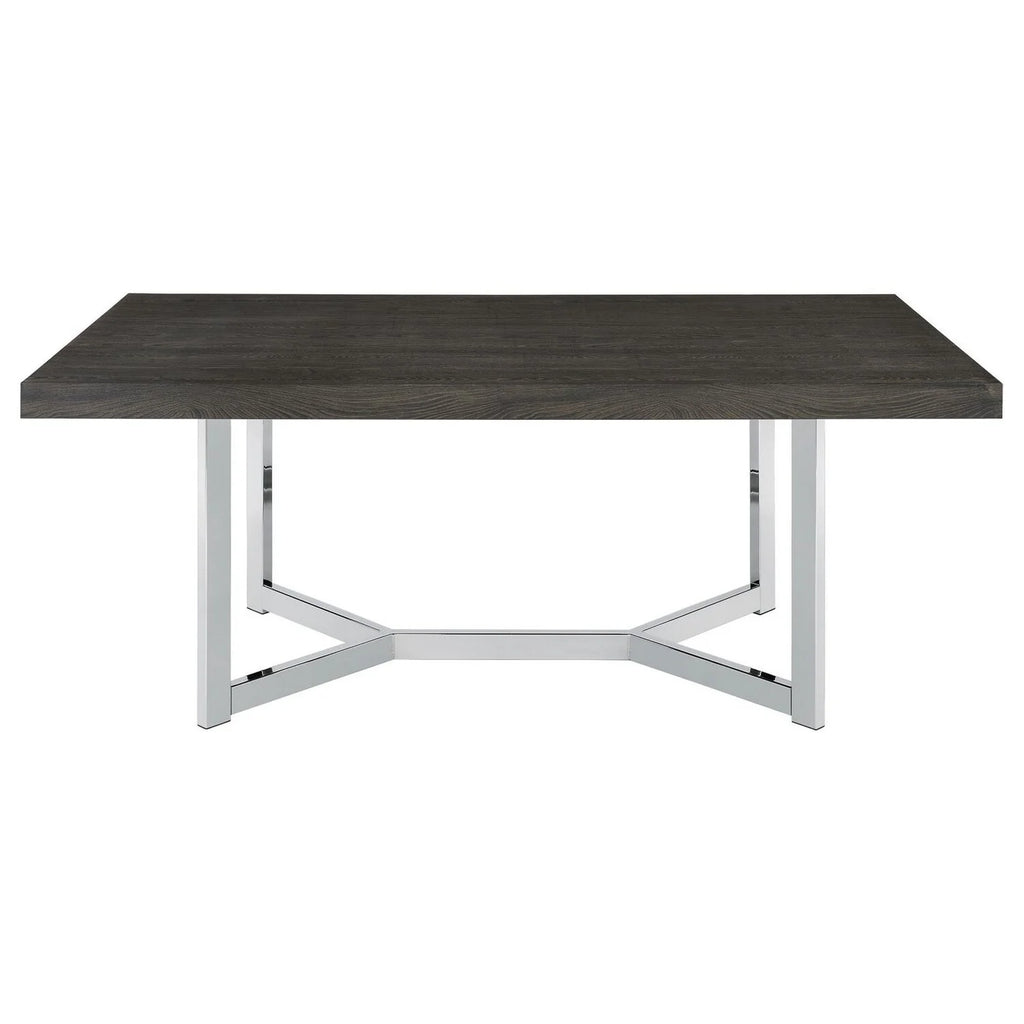 Dark Oak Rectangular Dining Table G33268