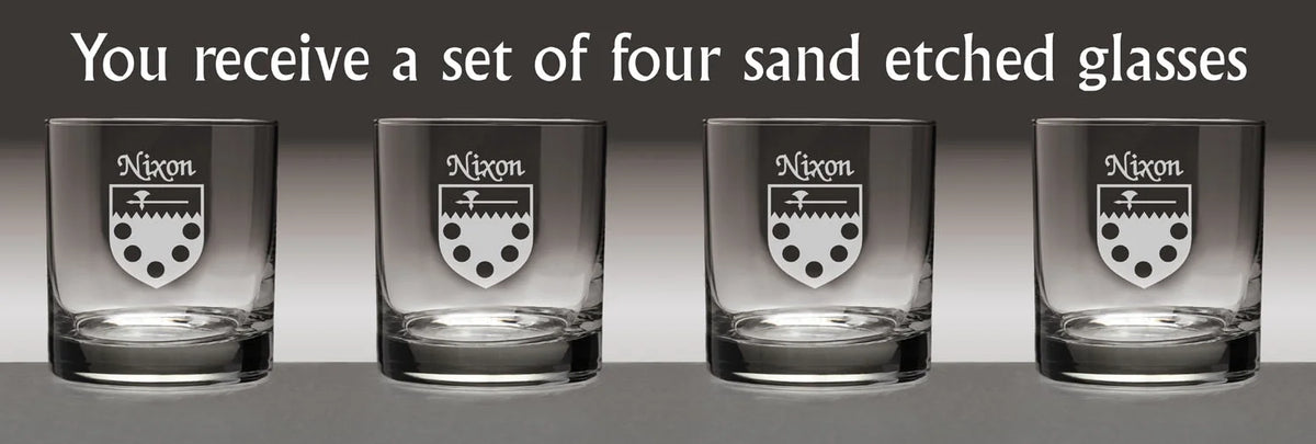 Irish Coat of Arms Tumbler Glasses Set of 4 C902