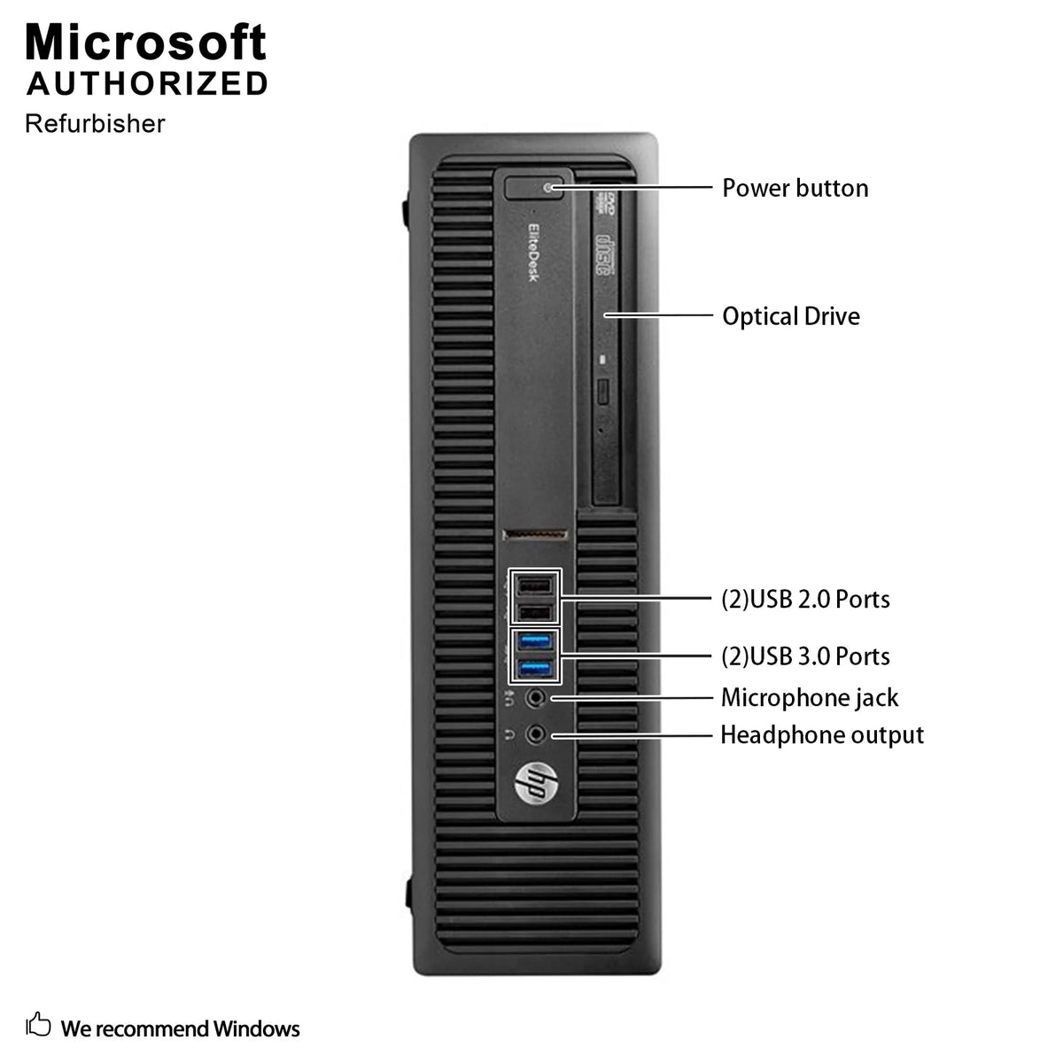 Intel Quad Core i7-6700 8G DDR4 RAM 1T SFF Desktop R9381