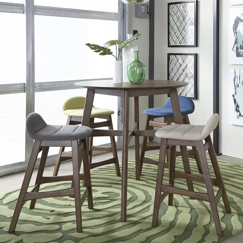 Grey Counter Chair Set of 2 X1828