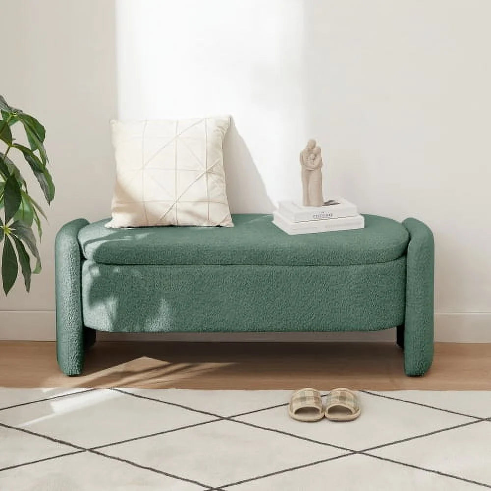 Oval Storage Bench with Large Storage Space D372