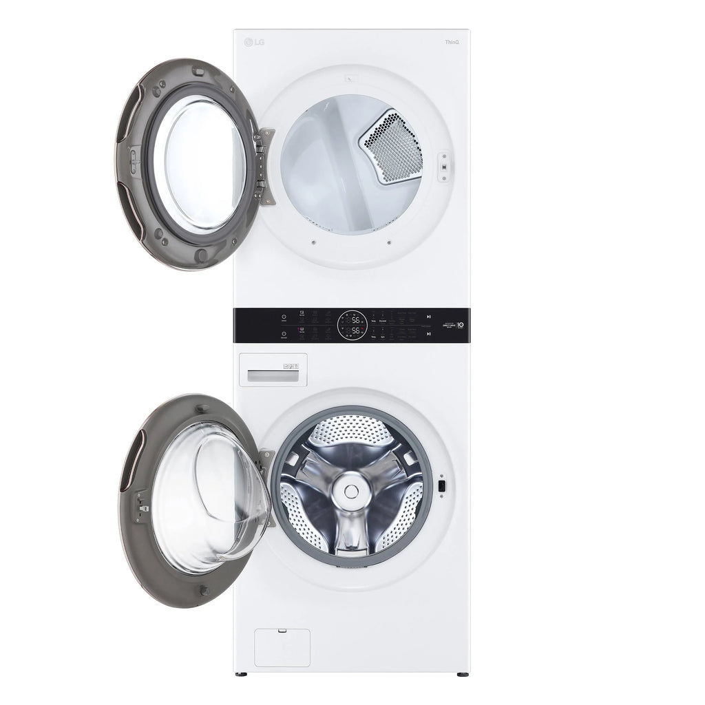 White Front Load Washtower 5.2 Cu. Ft. Washer 7.4 Cu. Ft. Electric Dryer O88401