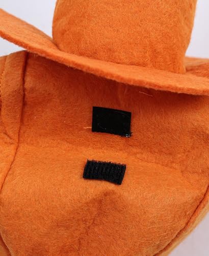 Dog Halloween Costumes 2Pcs Set Witch Hat and Bandana Black D495