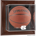 Brown Framed Wall-Mountable Basketball Display Case I964