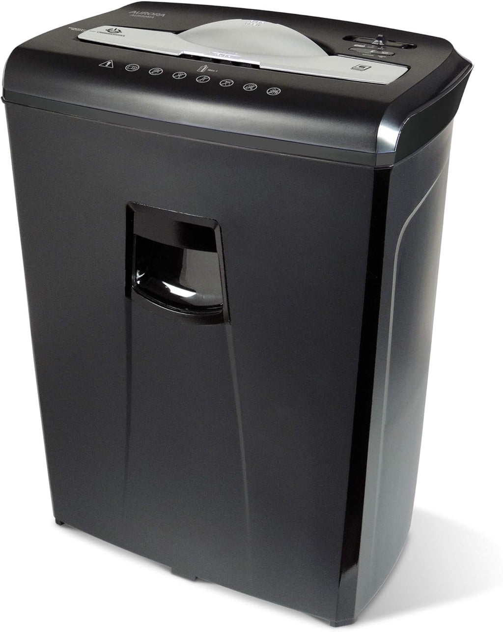 10-Sheet Micro-Cut Paper CD Credit Card Shredder with Pullout Basket Y745366