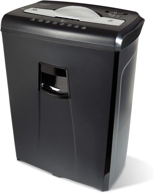 10-Sheet Micro-Cut Paper CD Credit Card Shredder with Pullout Basket Y745366