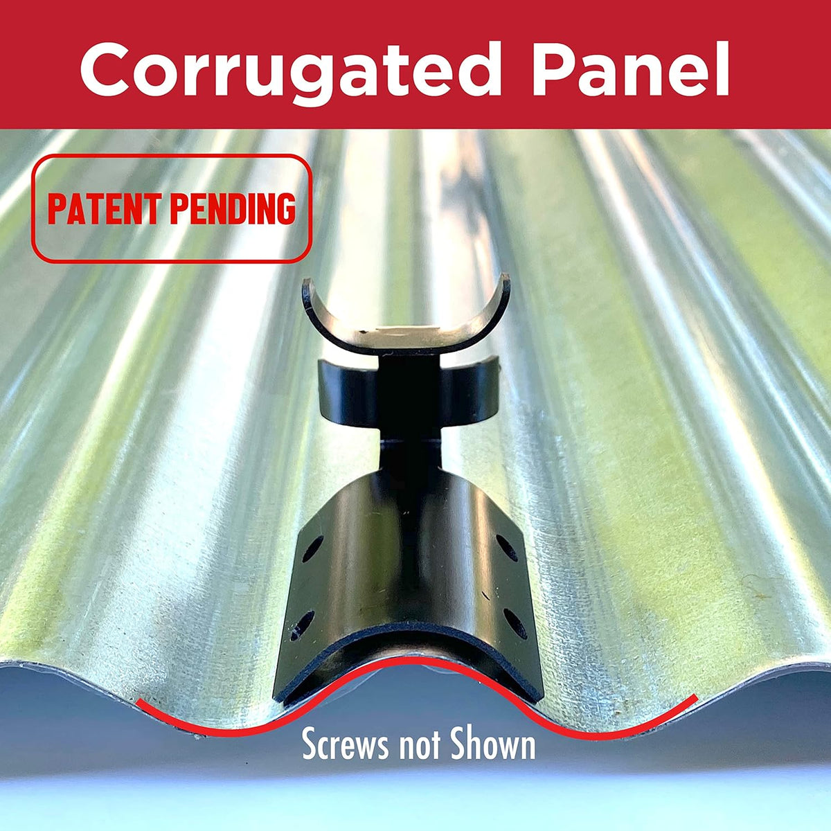 Metal Roof Heat Cable Clip with Butyl Pads 10 pack Q23516