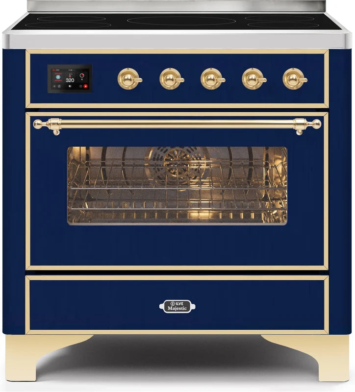 Blue Induction Range with Electric Oven O645