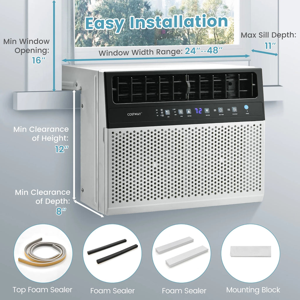 6000 BTU Window Air Conditioner with Remote V2093