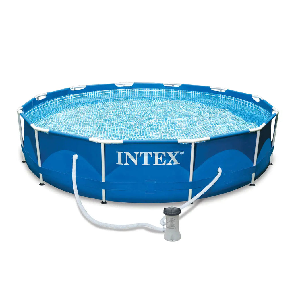 12'x30 Metal Frame Swimming Pool with Filter Pump R830118