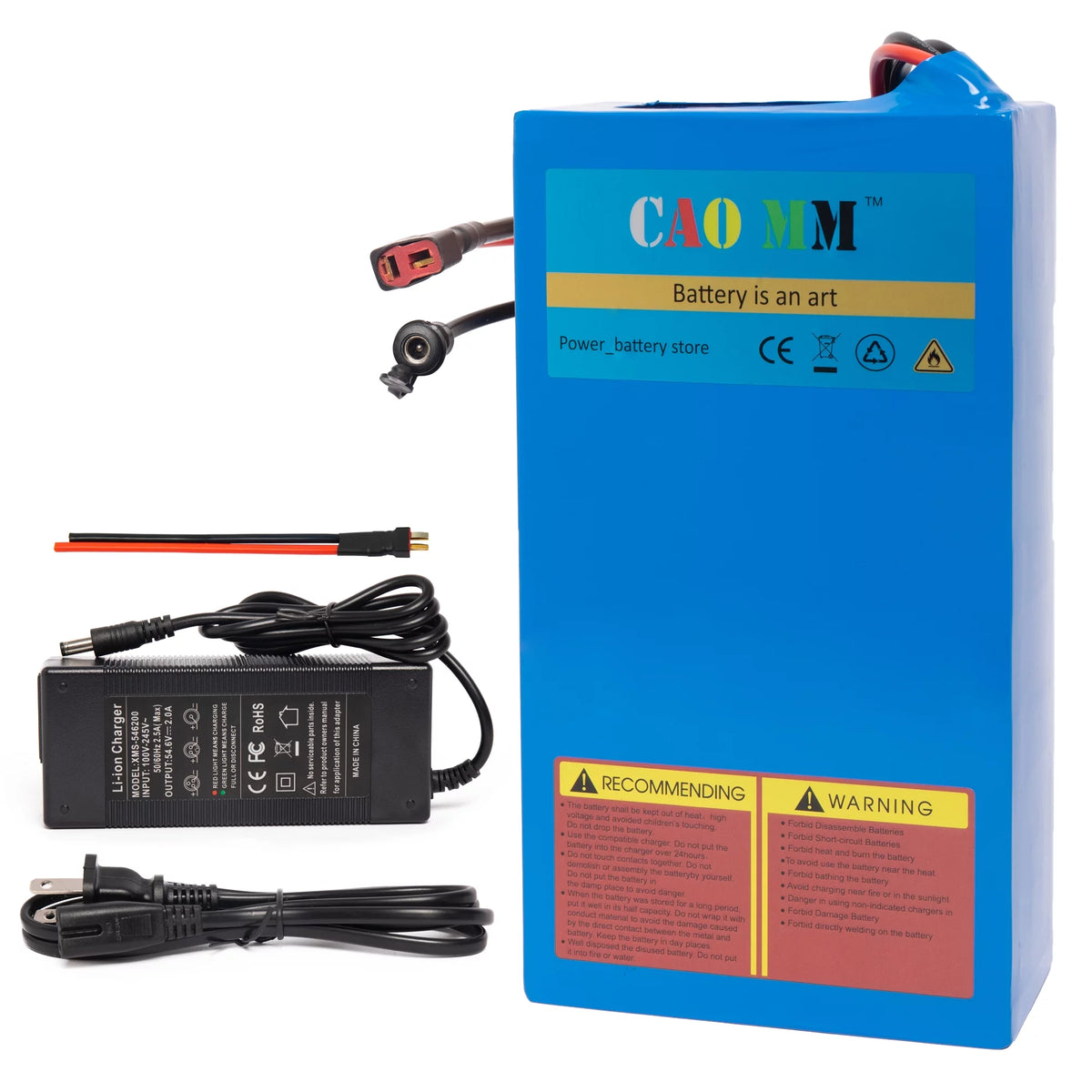 48V 8Ah Lithium Battery with Charger P4452