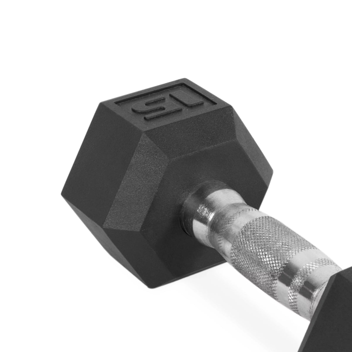 10lb Coated Rubber Hex Dumbbell Pair Z2525