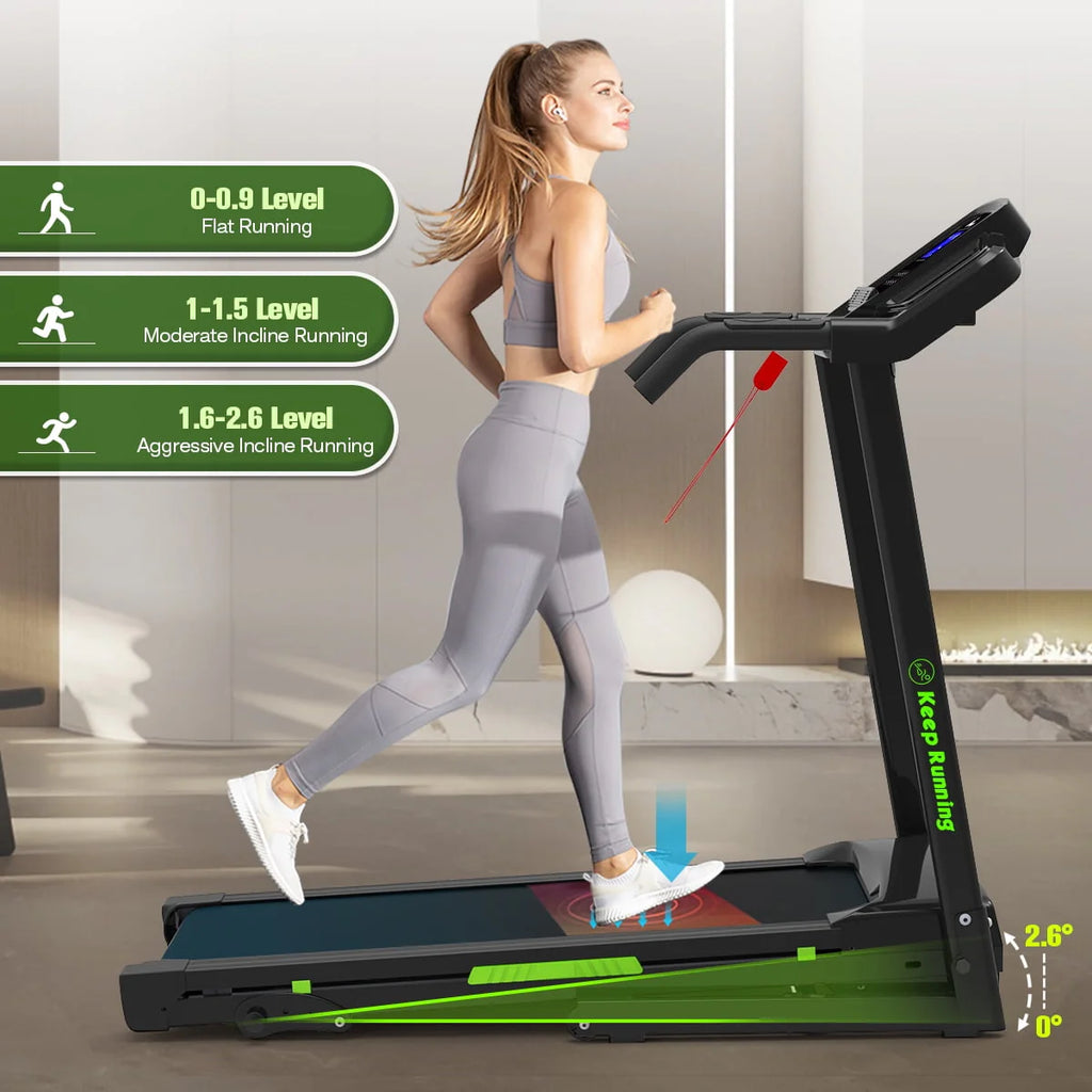 Folding Treadmill with Incline, 3.5 HP H42191