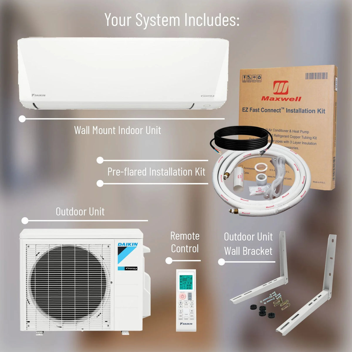 12,000 BTU 18 SEER2 Ductless Mini-Split Heat Pump Air Conditioner S128917