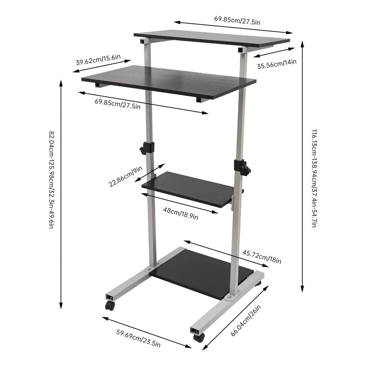Mobile Standing Desk P39140