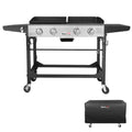 4-Burner Gas Grill and Griddle with Cover S29191