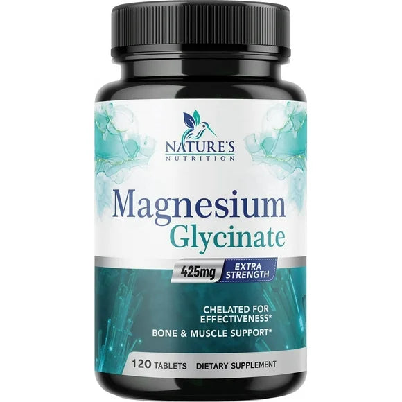 Magnesium Glycinate 425mg Chelated Capsules 120 Capsules G508693