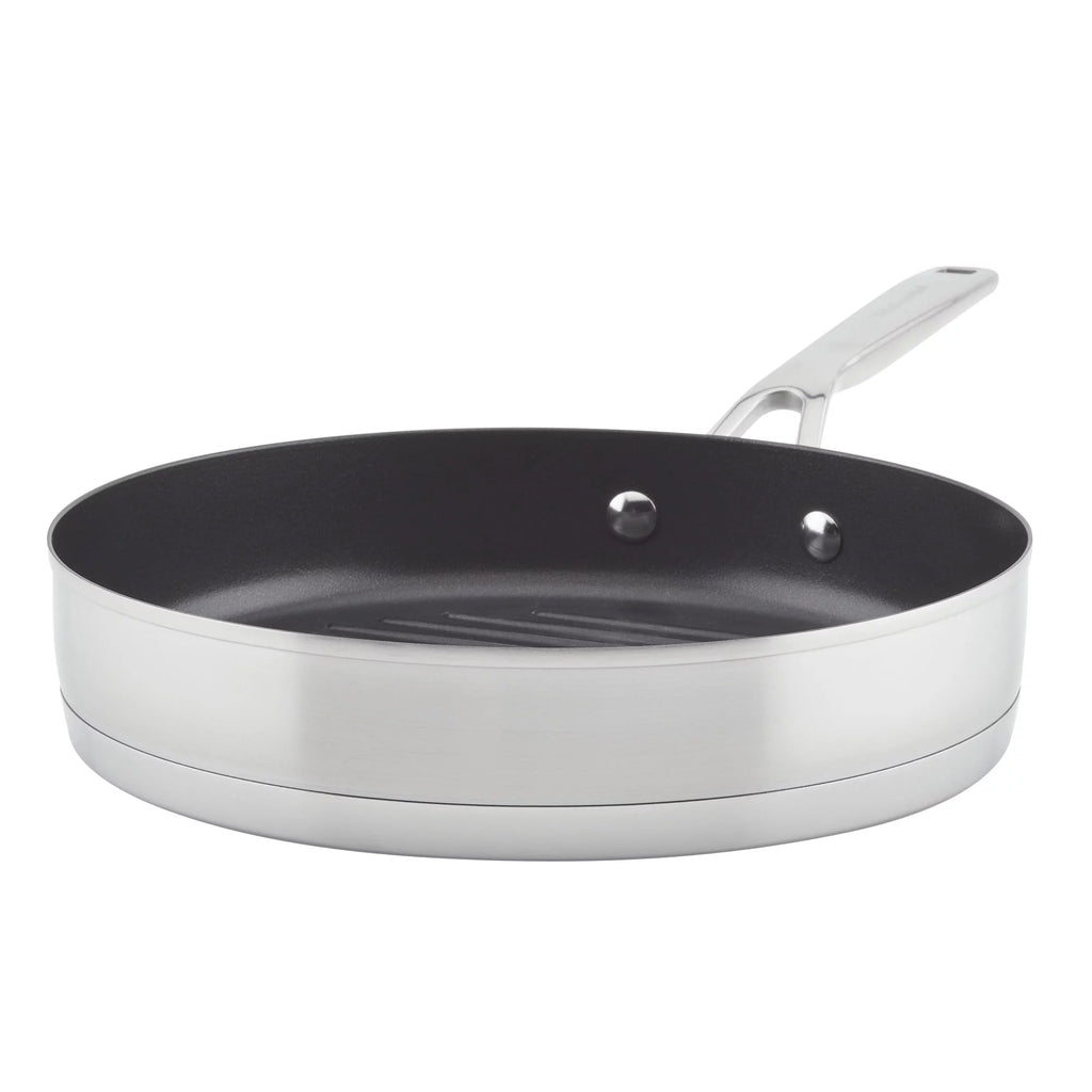 Stainless Steel Nonstick Induction Grill Pan J921793