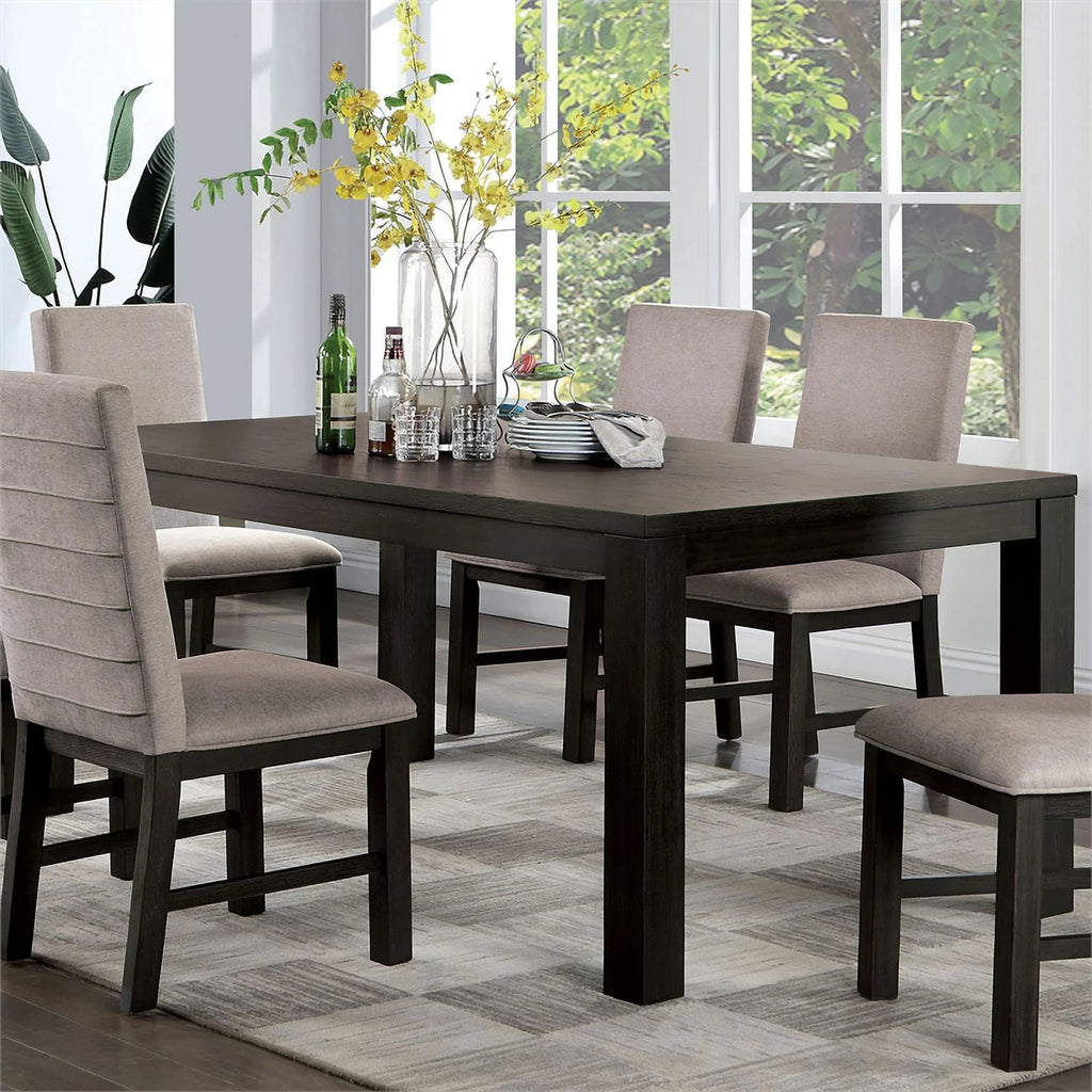 Black Wood Dining Table L7635